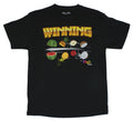 Fruit Ninja Mens T-Shirt - Four Fruit Slice Image on Black Hoodie, Sweatshirt | CiraTrend.com