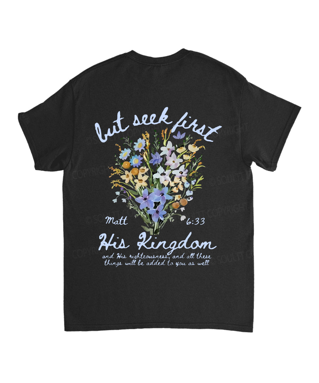 His Kingdom Double Sided Cotton Christian T-Shirts, Hoodie, Sweatshirt