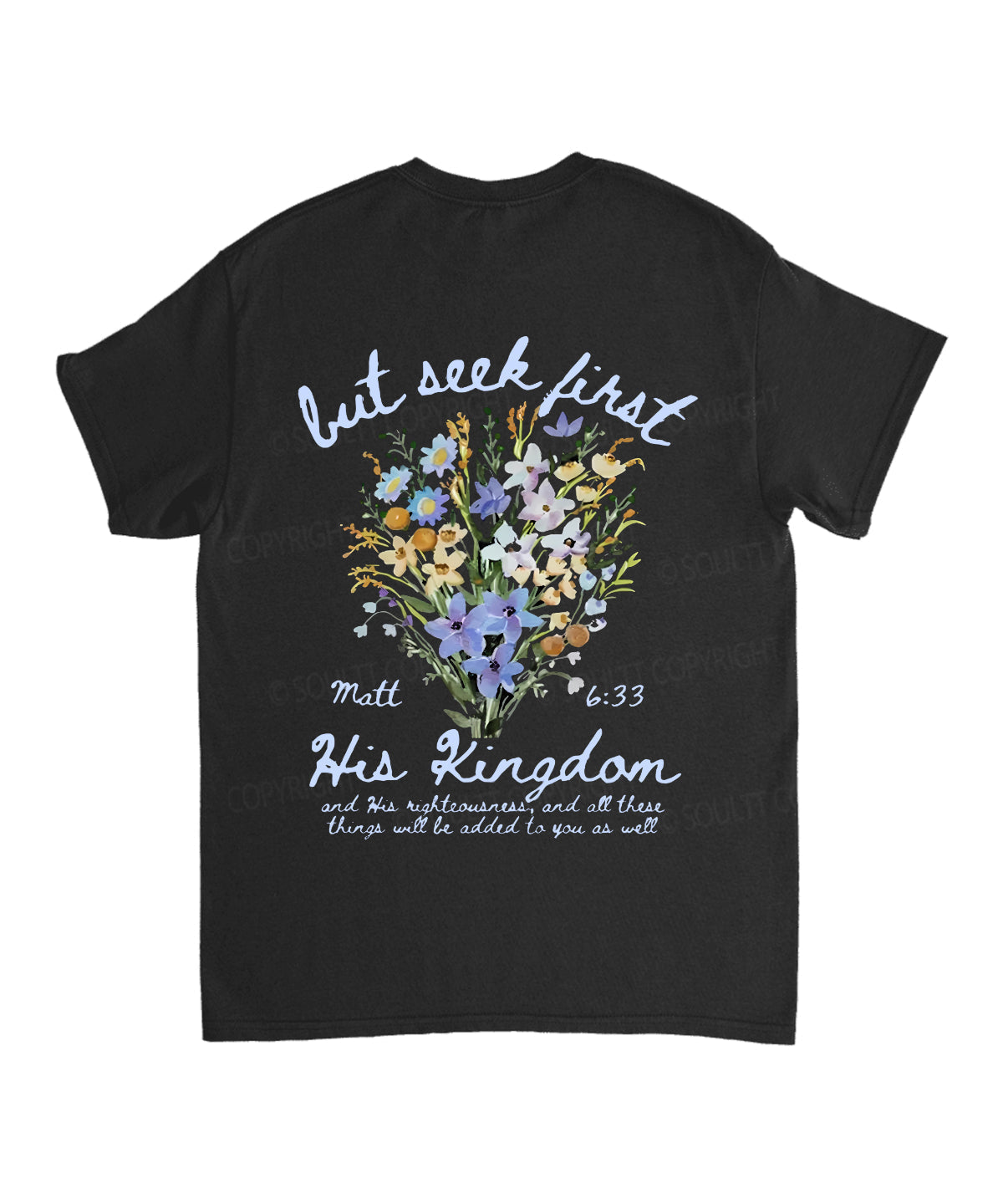 His Kingdom Double Sided Cotton Christian T-Shirts, Hoodie, Sweatshirt