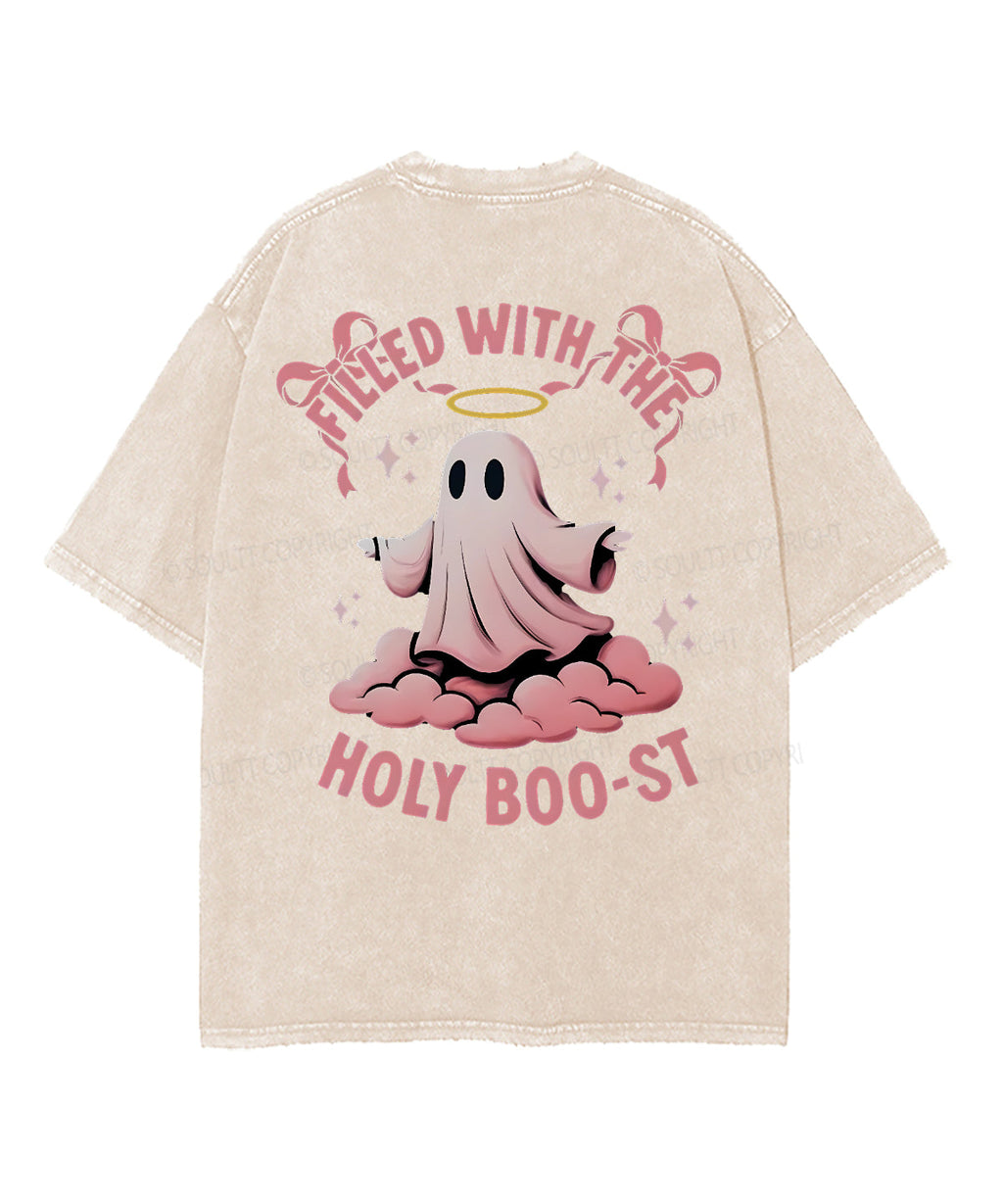 Holy Boo Double Sided Washed Christian T-Shirts, Hoodie, Sweatshirt
