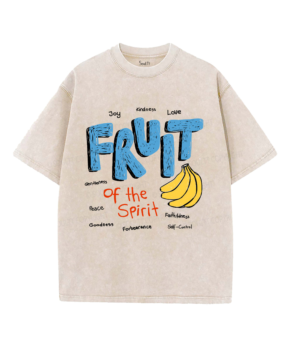 Fruit Spirit Washed Christian Style010 T-Shirts, Hoodie, Sweatshirt