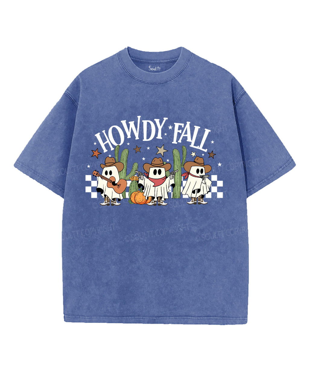 Howdy Fall Washed Christian T-Shirts, Hoodie, Sweatshirt