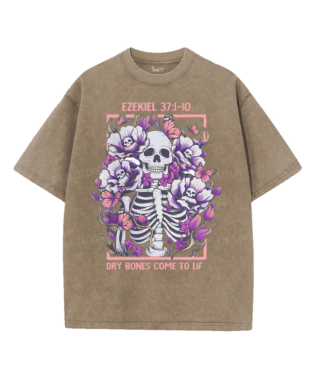 Dry Bones Come To LifUnisex Washed Christian T-shirt Hoodie, Sweatshirt | CiraTrend.com (Image 5)