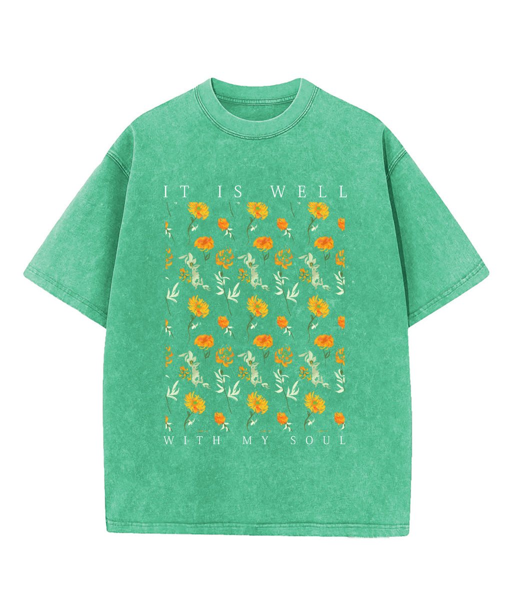 Is Well My Soul Washed Christian Style013 T-Shirts, Hoodie, Sweatshirt