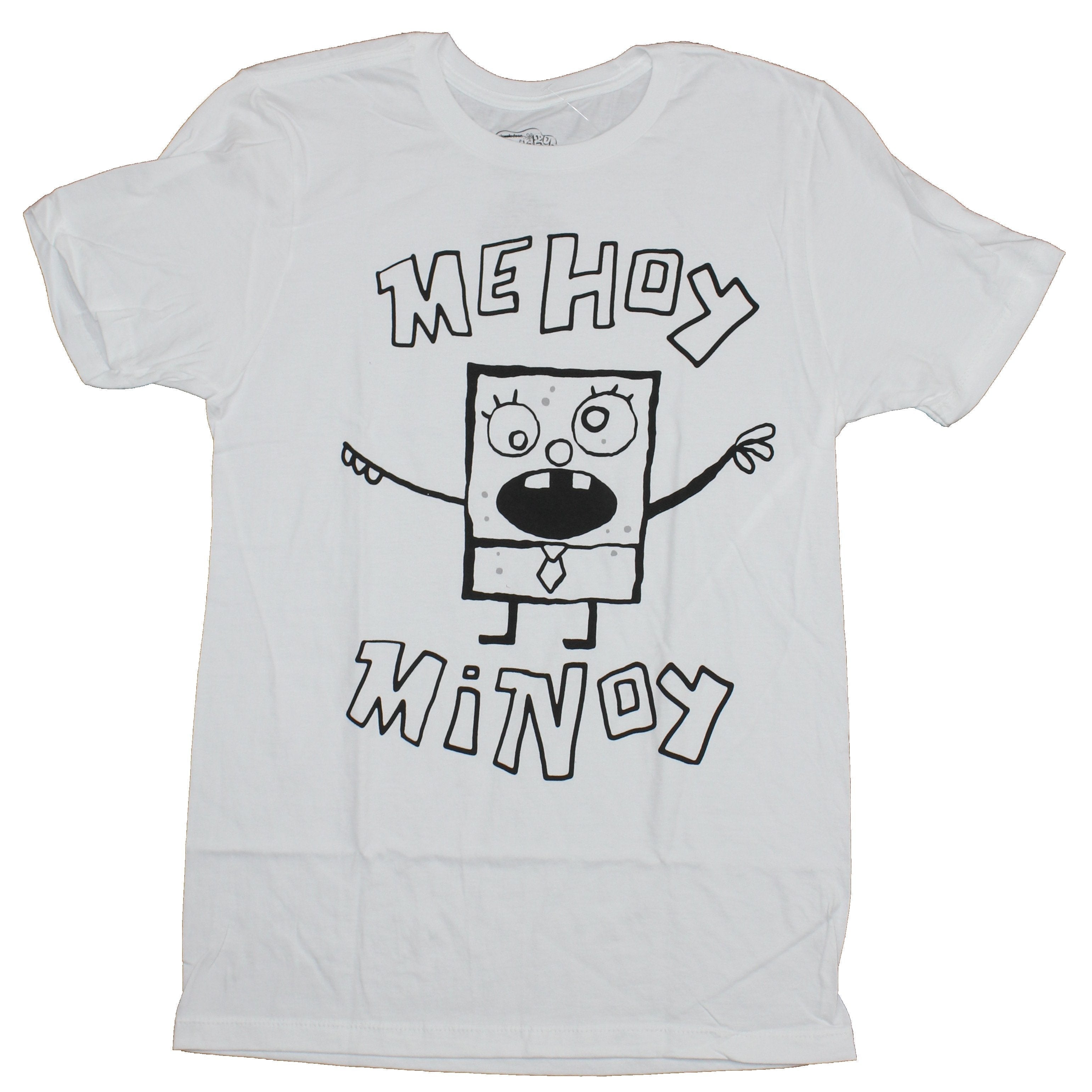 Spongebob Sqaurepants Mens T-Shirt - Me Hoy Minoy Crazy Bob Meme Image Hoodie, Sweatshirt | CiraTrend.com