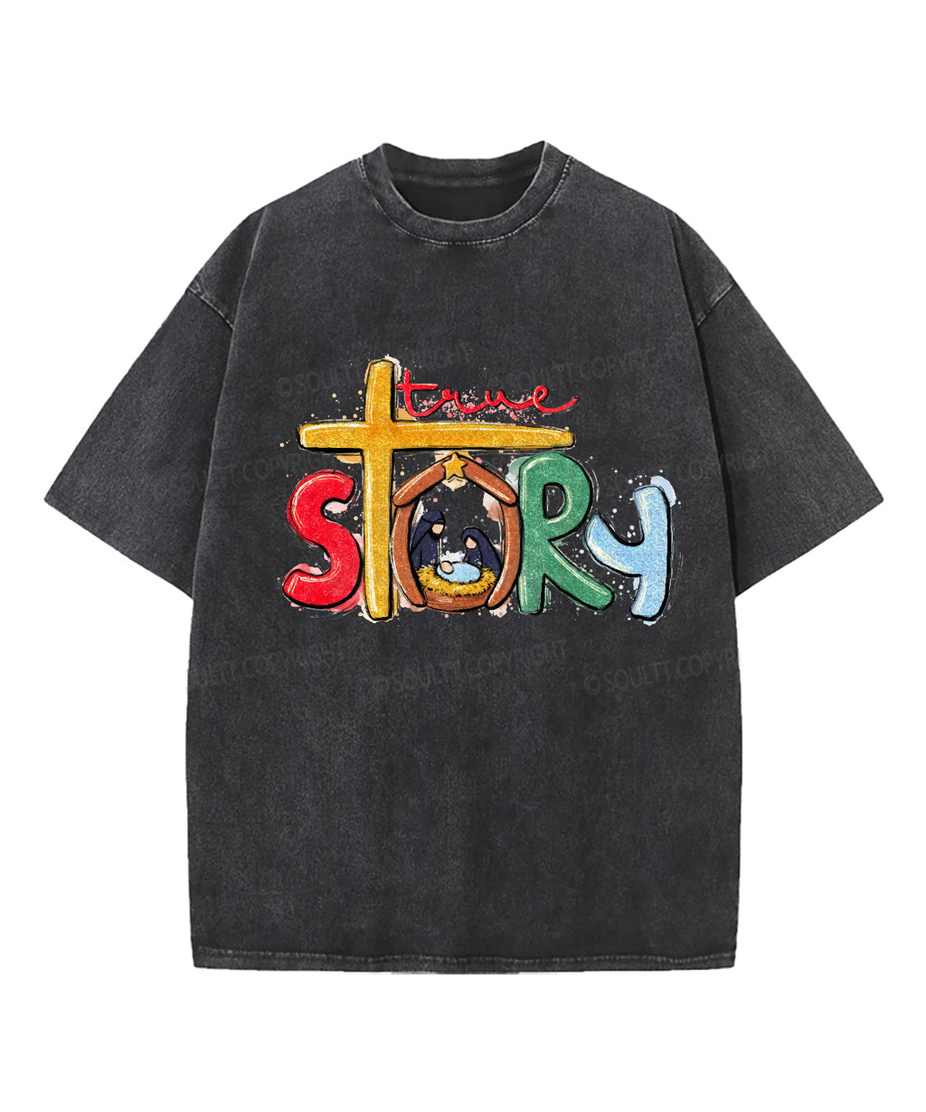 Ture Story Washed Christian T-shirt Style002 Hoodie, Sweatshirt | CiraTrend.com (Image 2)