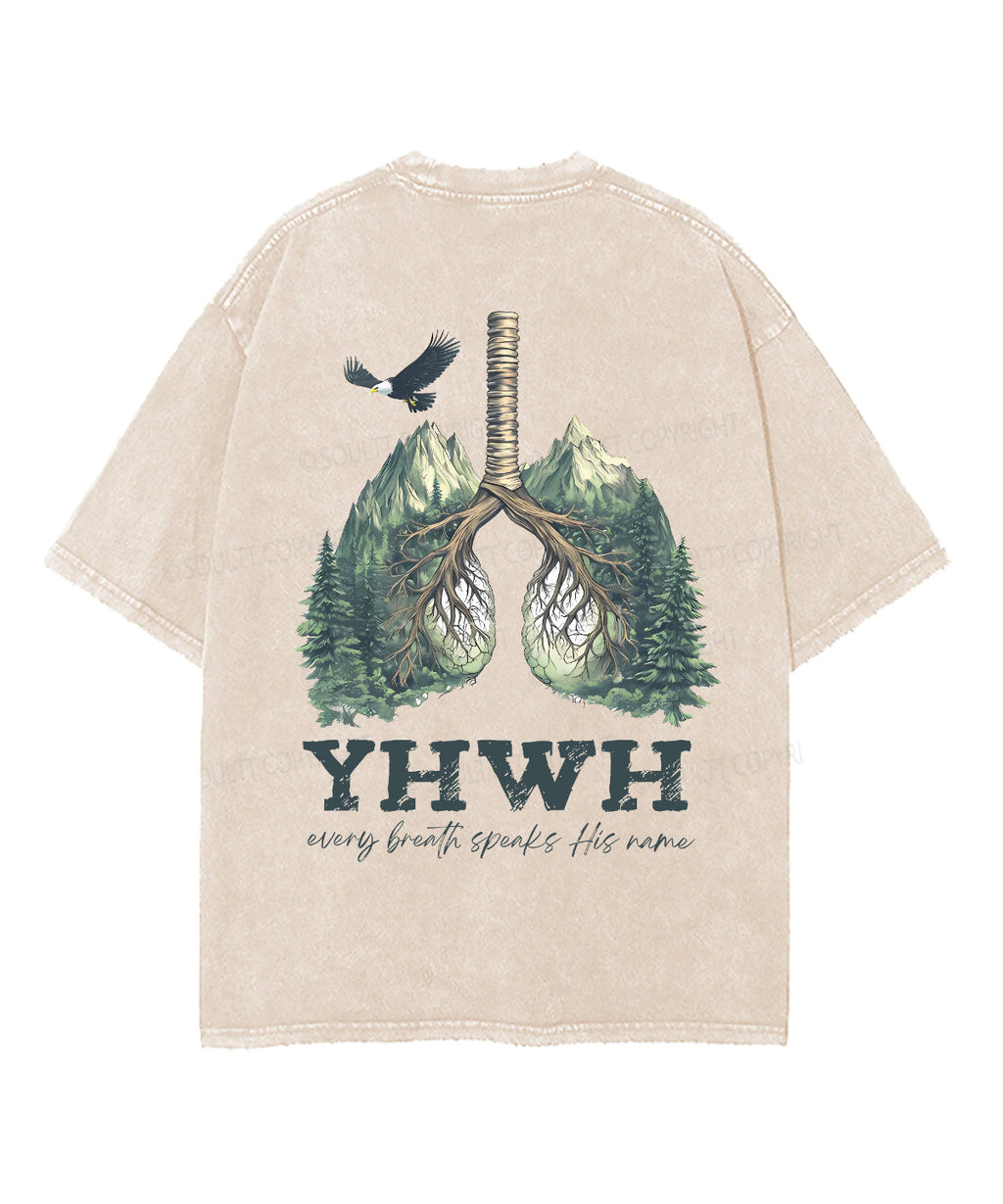 Every Breath Speaks His Name Double Sided Washed Christian Style002 T-Shirts, Hoodie, Sweatshirt