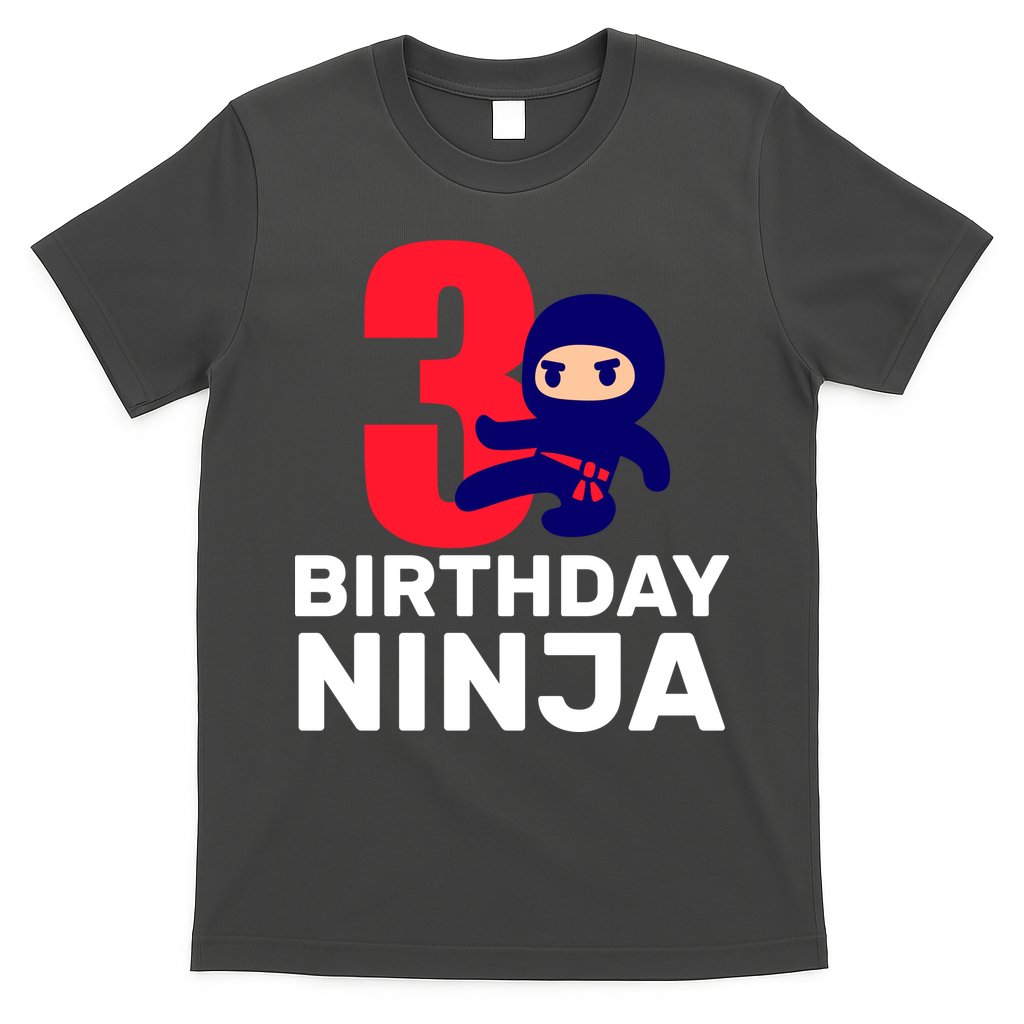3rd Birthday Ninja T-Shirt