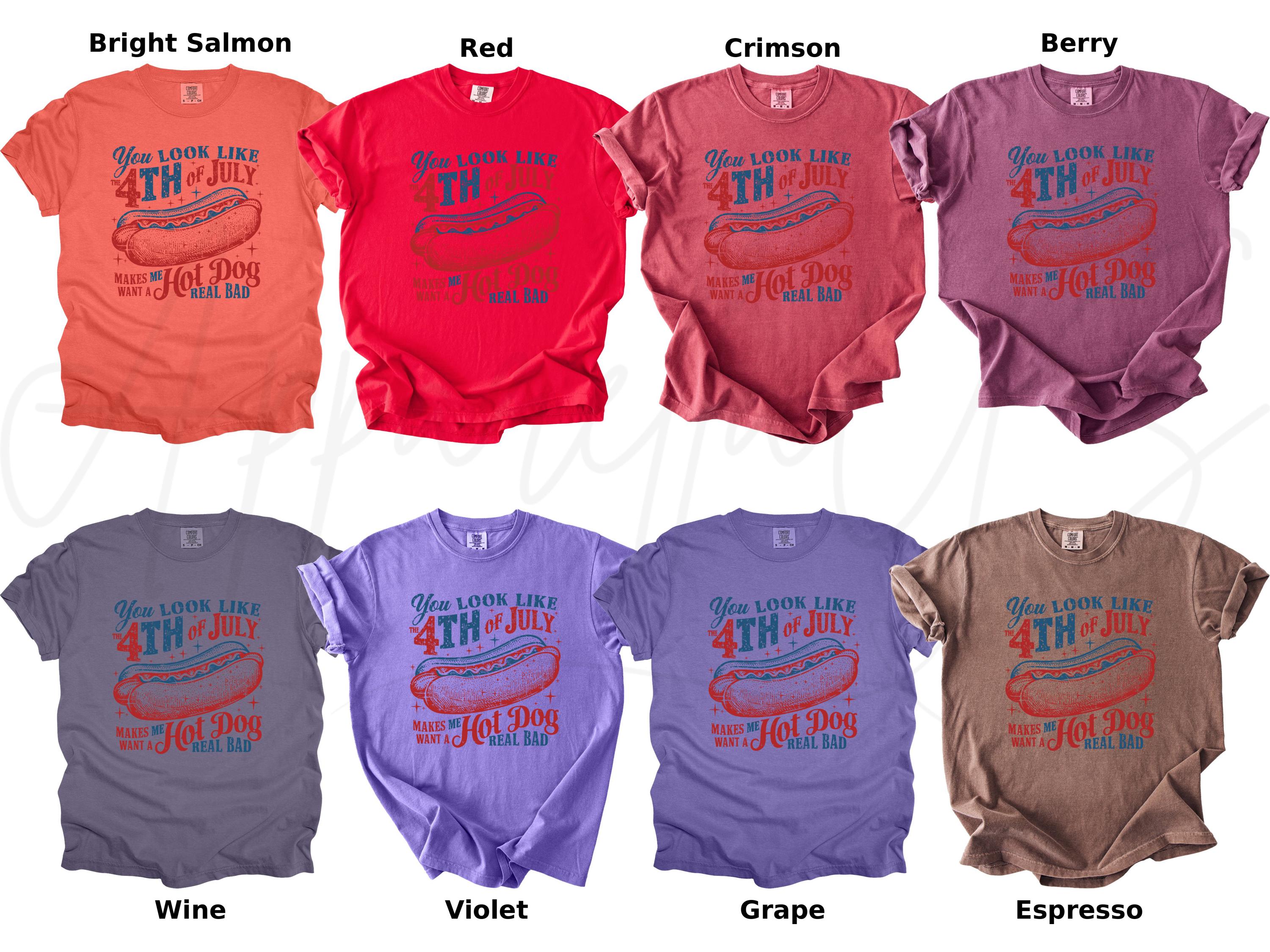 Comfort Colors Like 4th July Dog Tee July 4th Fourth July Dog Lover Patriotic (5)