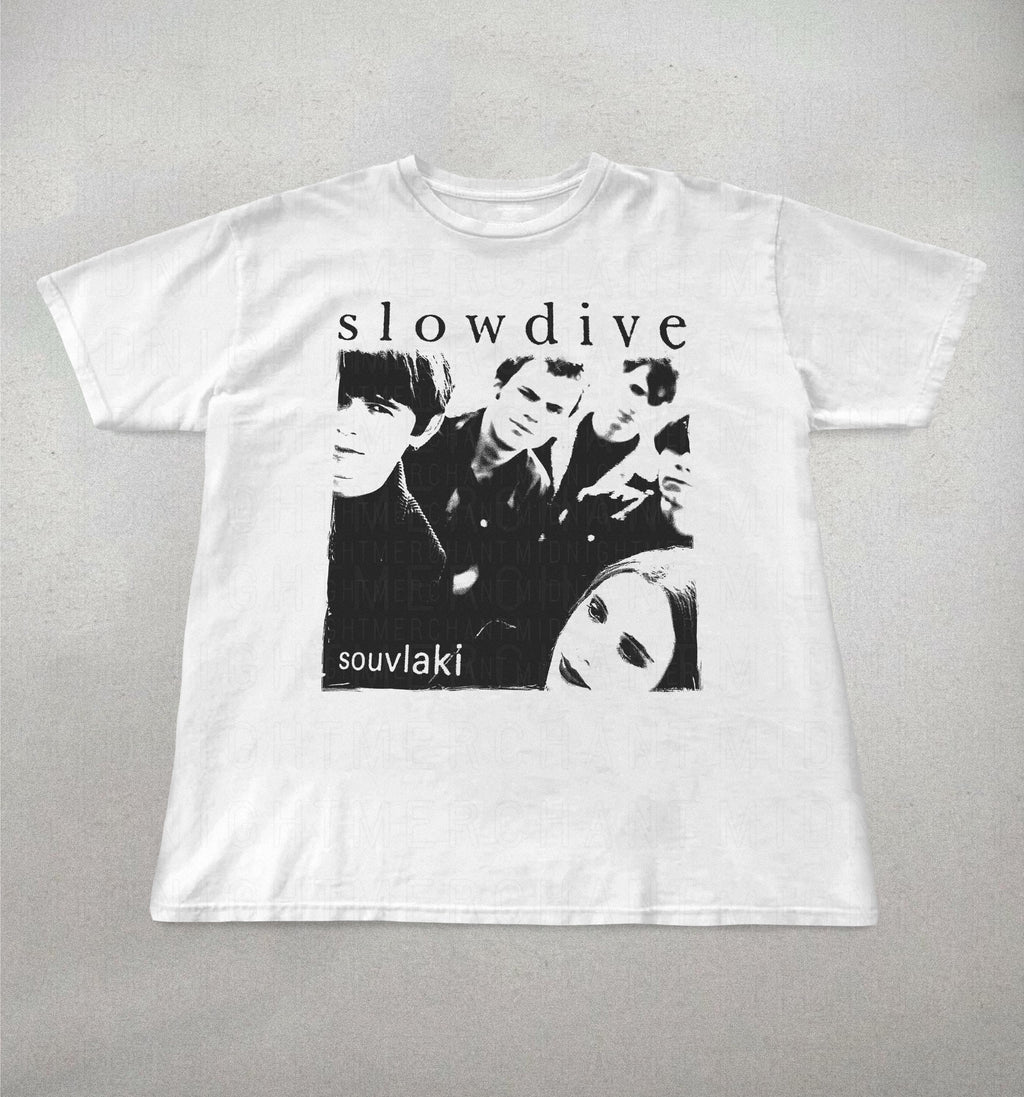 Slowdive Soulvaki 90s Band Tees Alt Rock Band Tee 90s Sheogaze Slowdive Band Tee Retro (5)