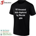 40 thousand kids displaced by Marxist spite shirt