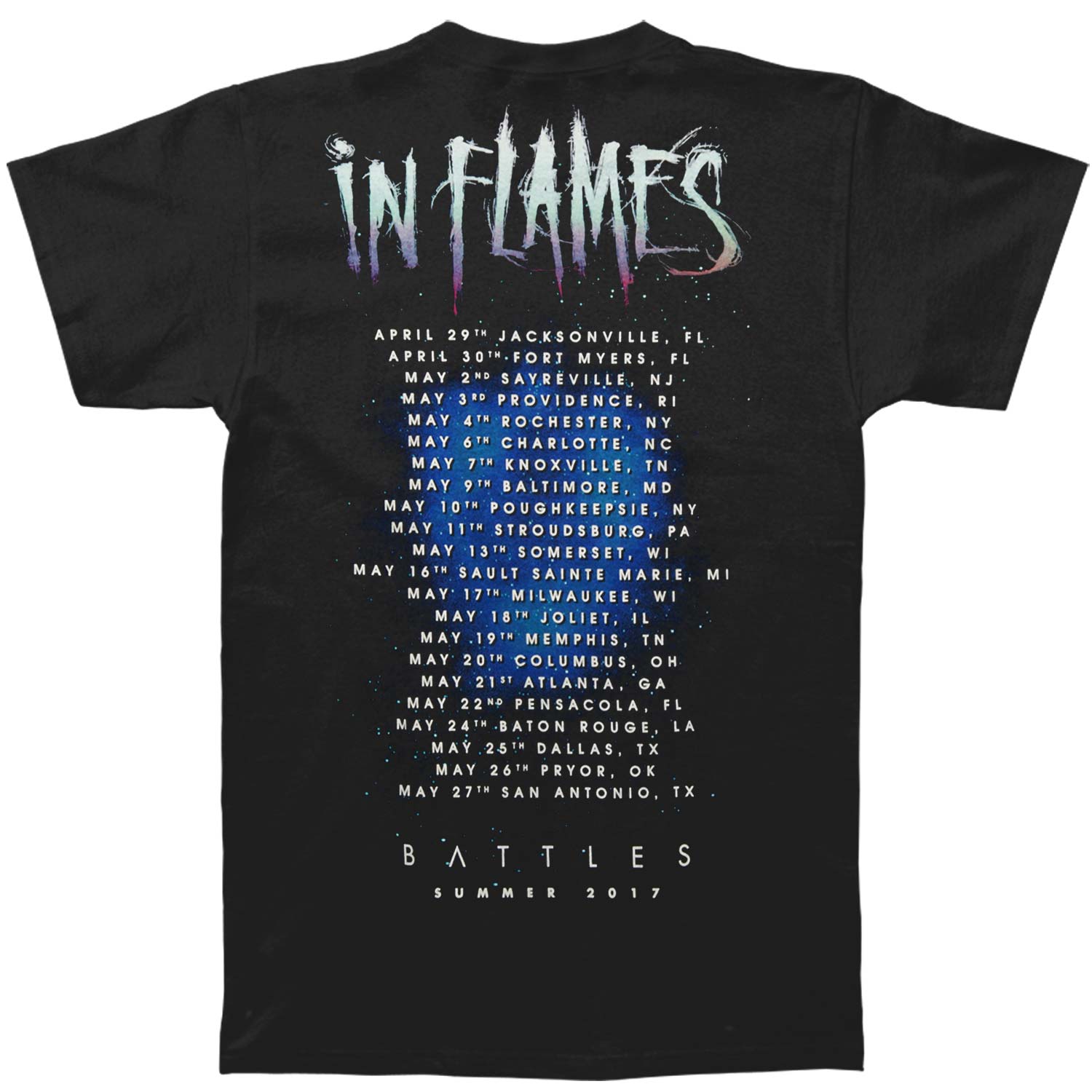 Battles 2017 Summer Tour T-shirt Hoodie, Sweatshirt | CiraTrend.com (Image 2)