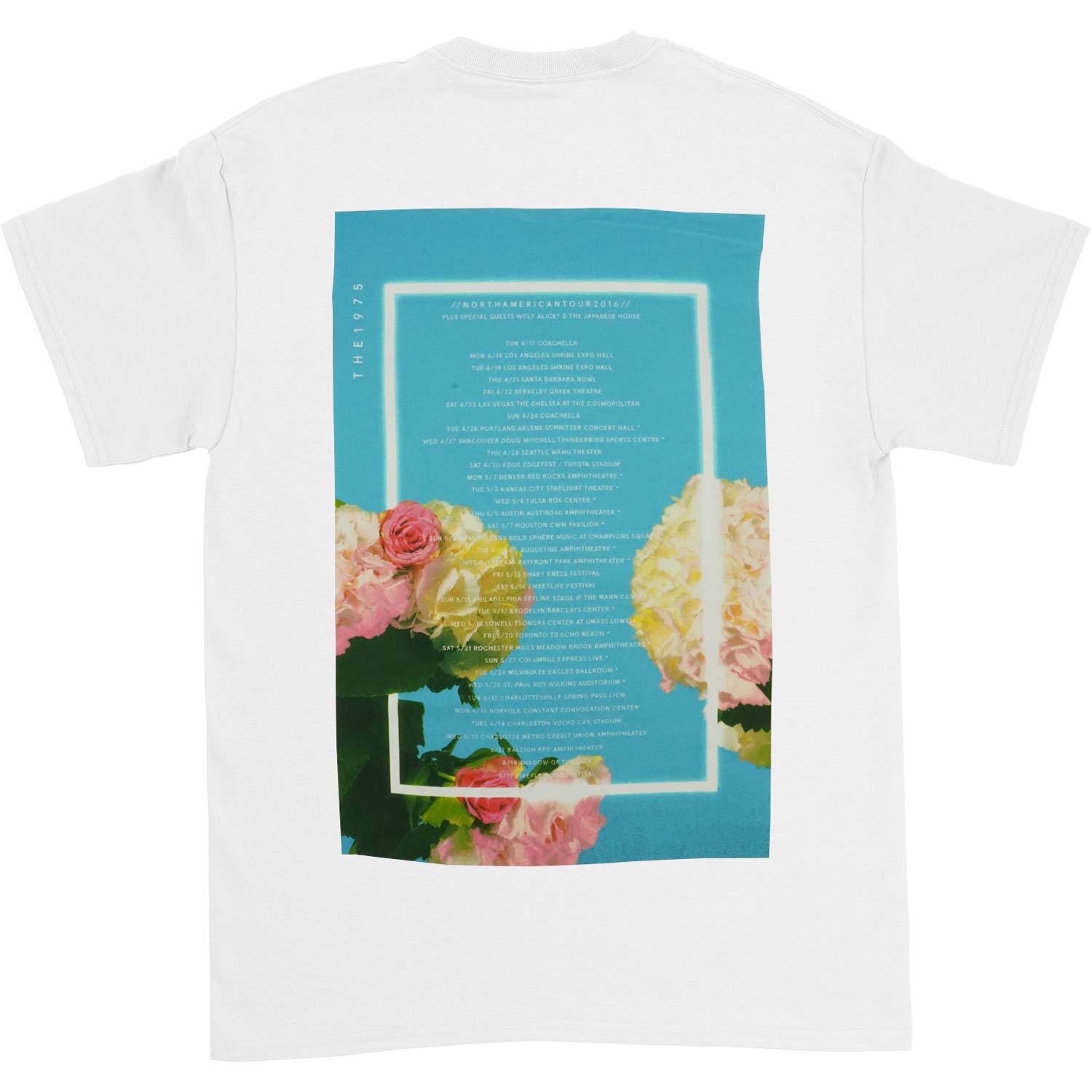 Blue Floral 2016 Spring Tour T-shirt Hoodie, Sweatshirt | CiraTrend.com (Image 2)