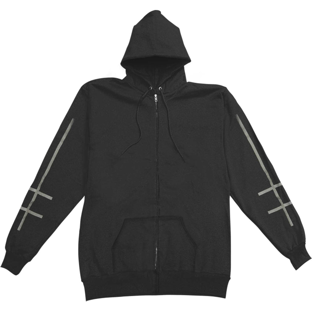 Cross Logo (Back Print) Zippered Hooded Sweatshirt T-Shirts, Hoodie | CiraTrend.com (Image 1)