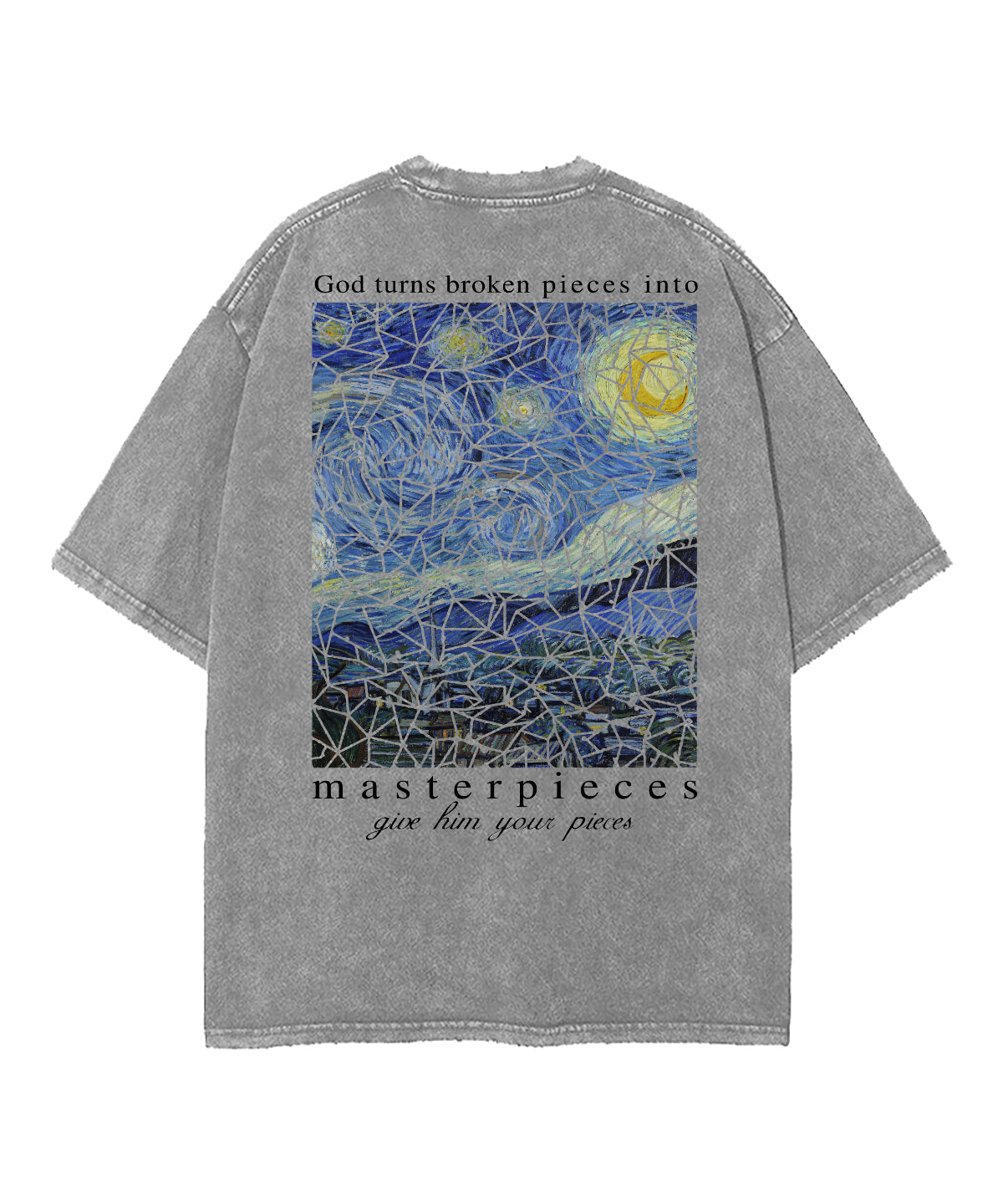 God Turns Broken Pieces Double Sided Washed Christian T-shirt Hoodie, Sweatshirt | CiraTrend.com (Image 5)