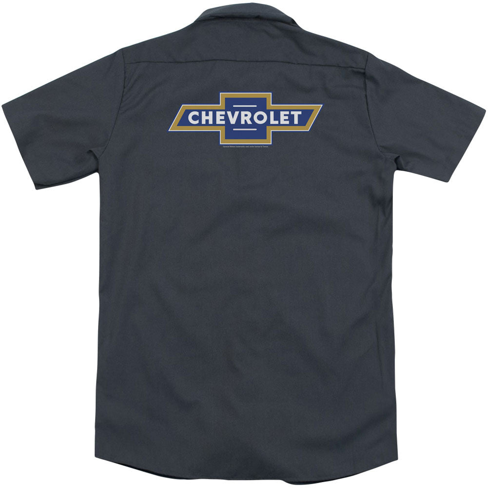 Blue And Gold Vintage Bowtie (Back Print) Workshirt T-Shirts, Hoodie, Sweatshirt | CiraTrend.com (Image 2)