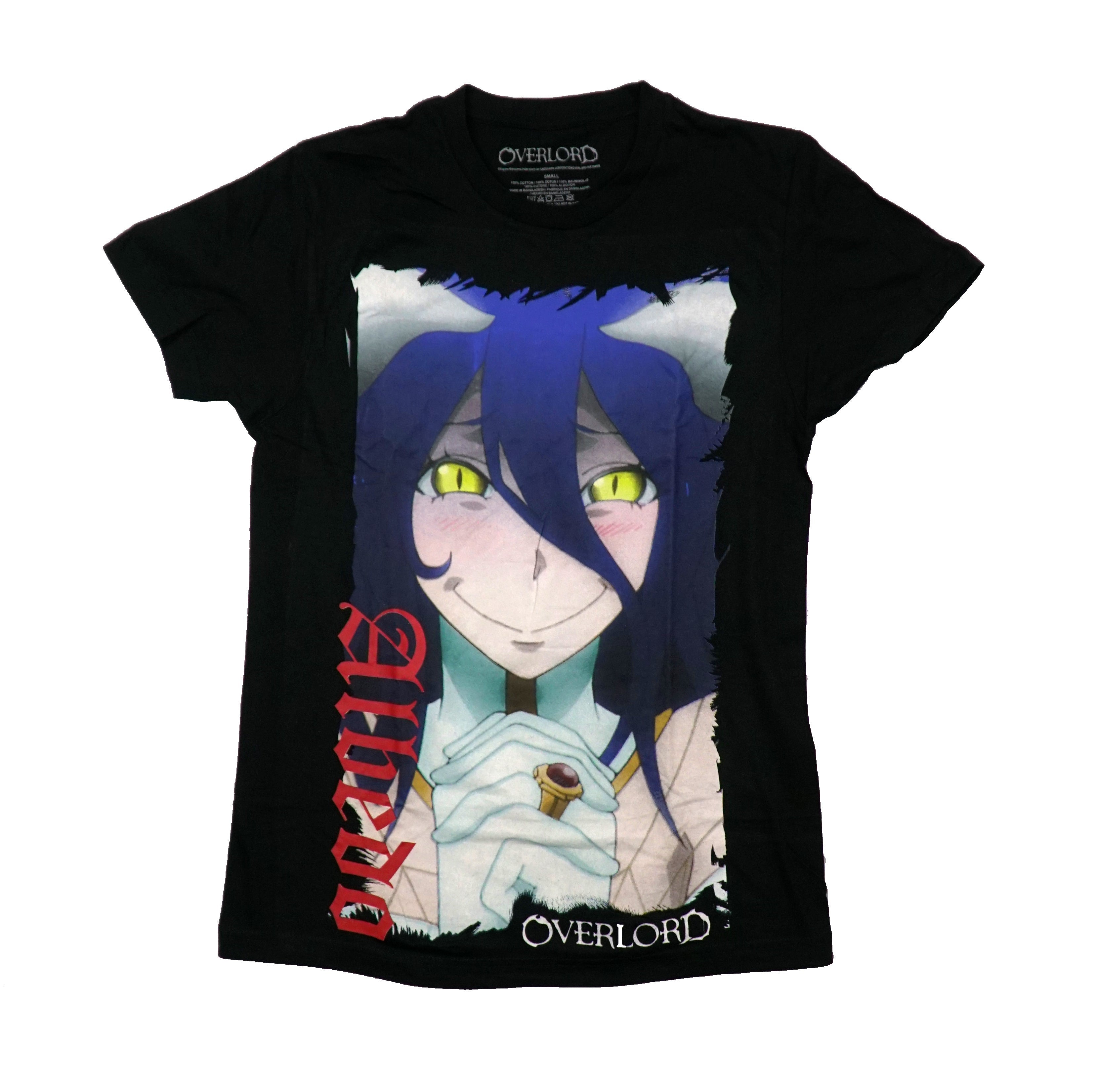 Overlord Mens T-Shirt - Smiling Image of Overlord Albedo Hoodie, Sweatshirt | CiraTrend.com
