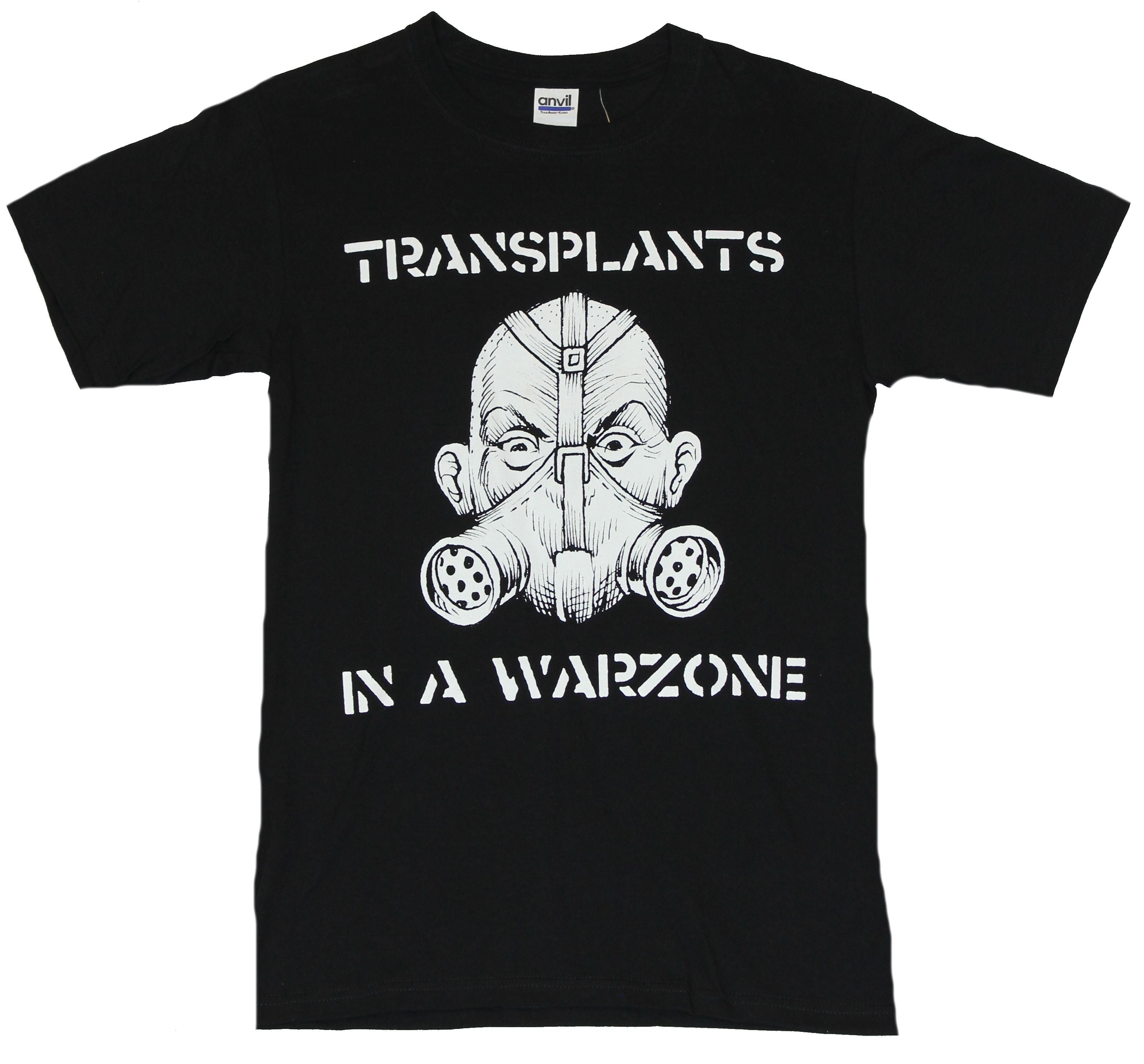 The Transplants  Mens T-Shirt -  "In A Warzone" Gas Mask Guy Image Hoodie, Sweatshirt | CiraTrend.com