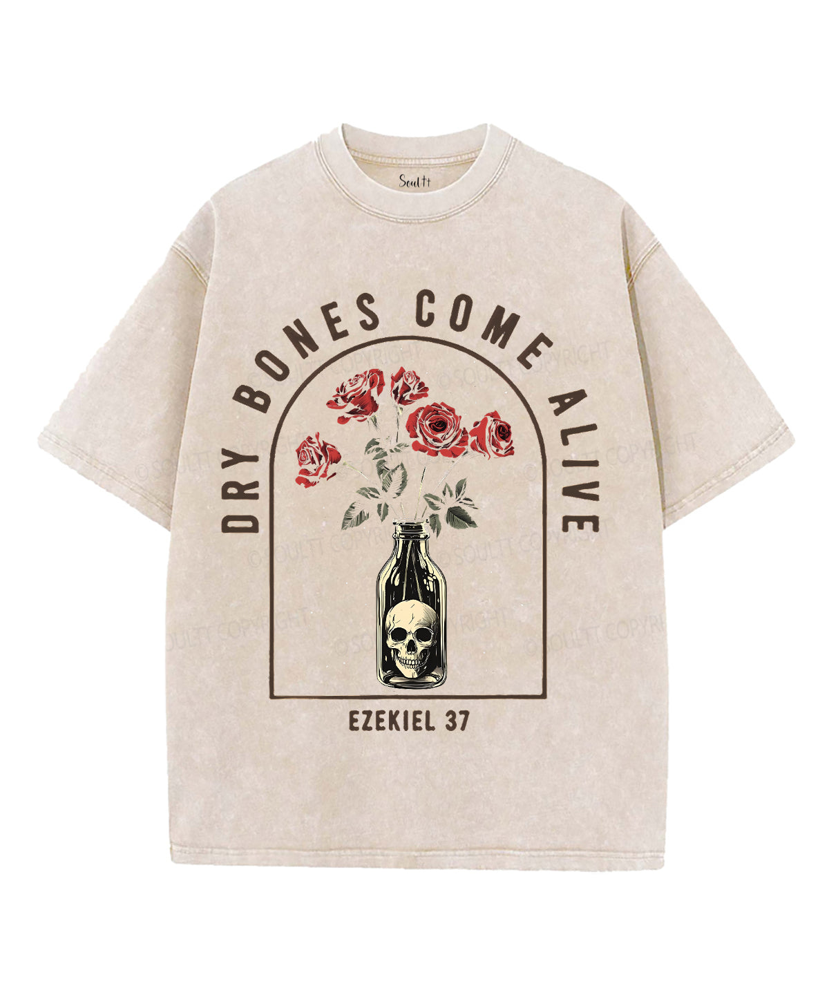 Dry Bones Come To Life Unisex Washed Christian T-shirt Style011 Hoodie, Sweatshirt | CiraTrend.com (Image 5)