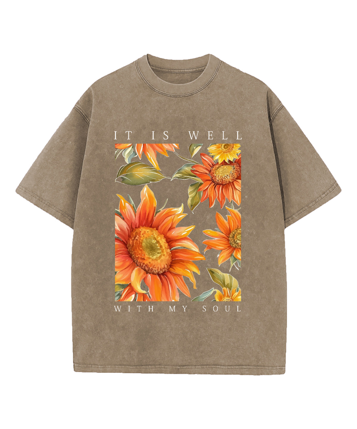It Is Well With My Soul Washed Christian T-shirt Style010 Hoodie, Sweatshirt | CiraTrend.com (Image 2)