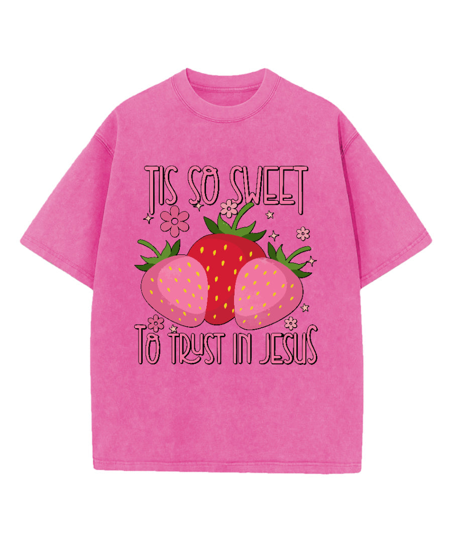 To Trust In Jesus Washed Christian T-shirt Hoodie, Sweatshirt | CiraTrend.com (Image 5)