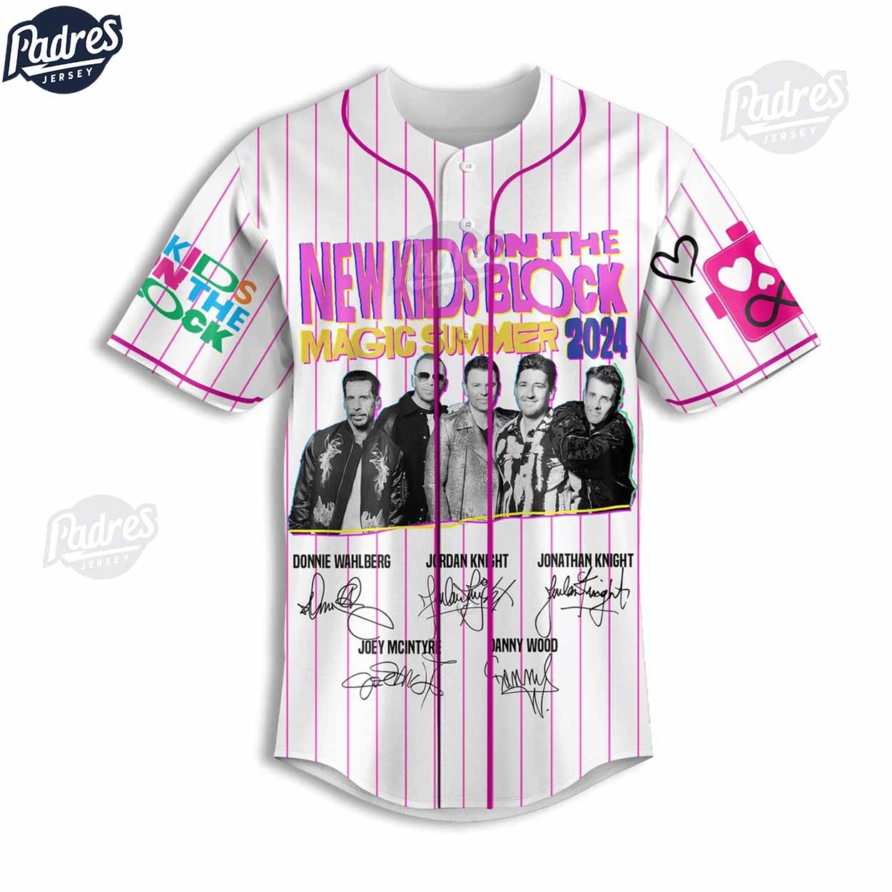 40th Anniversary 1984-2024 New Kids On The Block Custom Baseball Jersey - Padres Jersey Oasis: Elevate Your Baseball Style Game