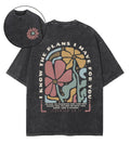 I Know the Plans Double Sided Unisex Washed Christian T-shirt Hoodie, Sweatshirt | CiraTrend.com (Image 1)