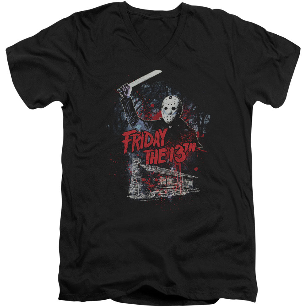 Cabin Adult V-Neck Slim Fit T-shirt Hoodie, Sweatshirt | CiraTrend.com