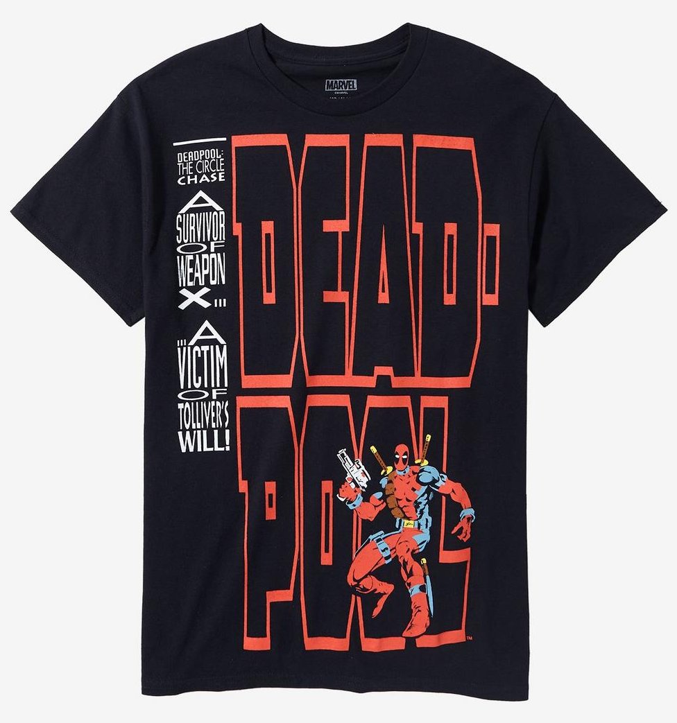 Deadpool  Mens T-Shirt - Classic Circle Chase Cover Image Hoodie, Sweatshirt | CiraTrend.com