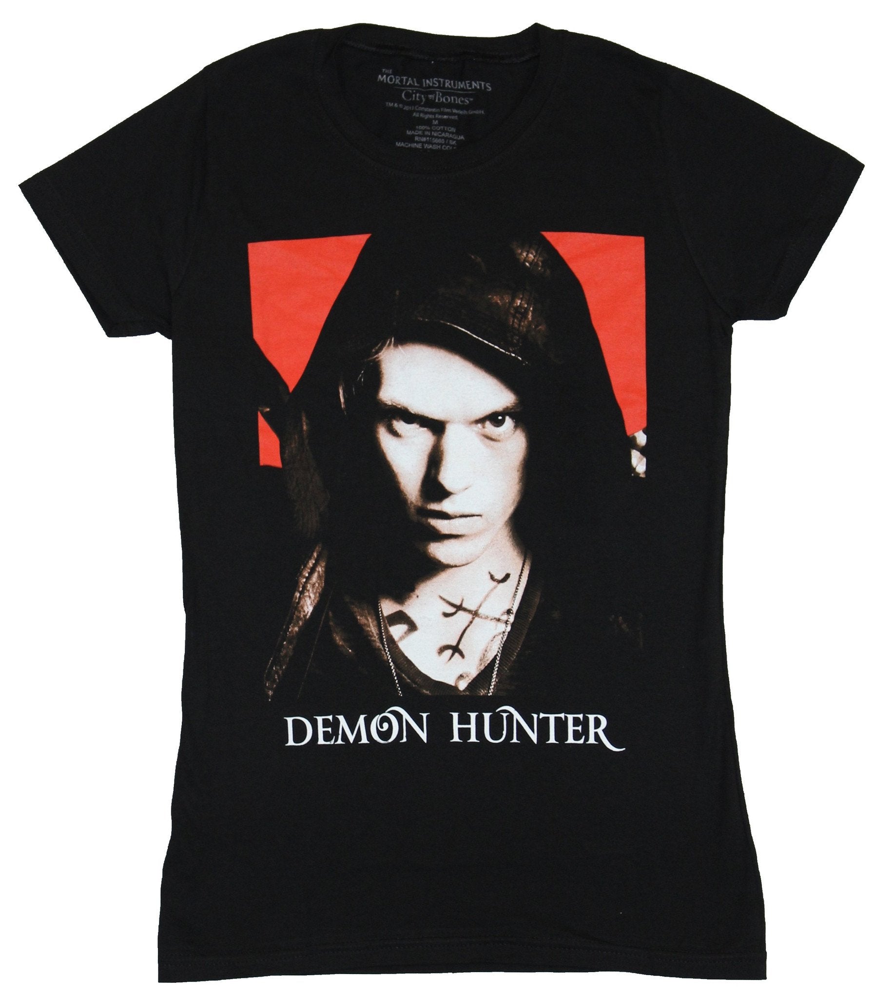 Mortal Instruments Girls Juniors T-Shirt - Demon hunter Hood Up Red Box Photo Hoodie, Sweatshirt | CiraTrend.com
