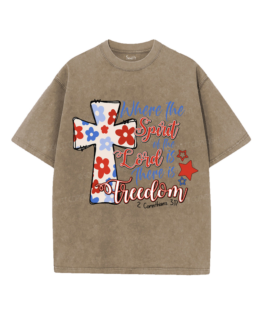 There Is Freedom Washed Christian Style004 T-Shirts, Hoodie, Sweatshirt