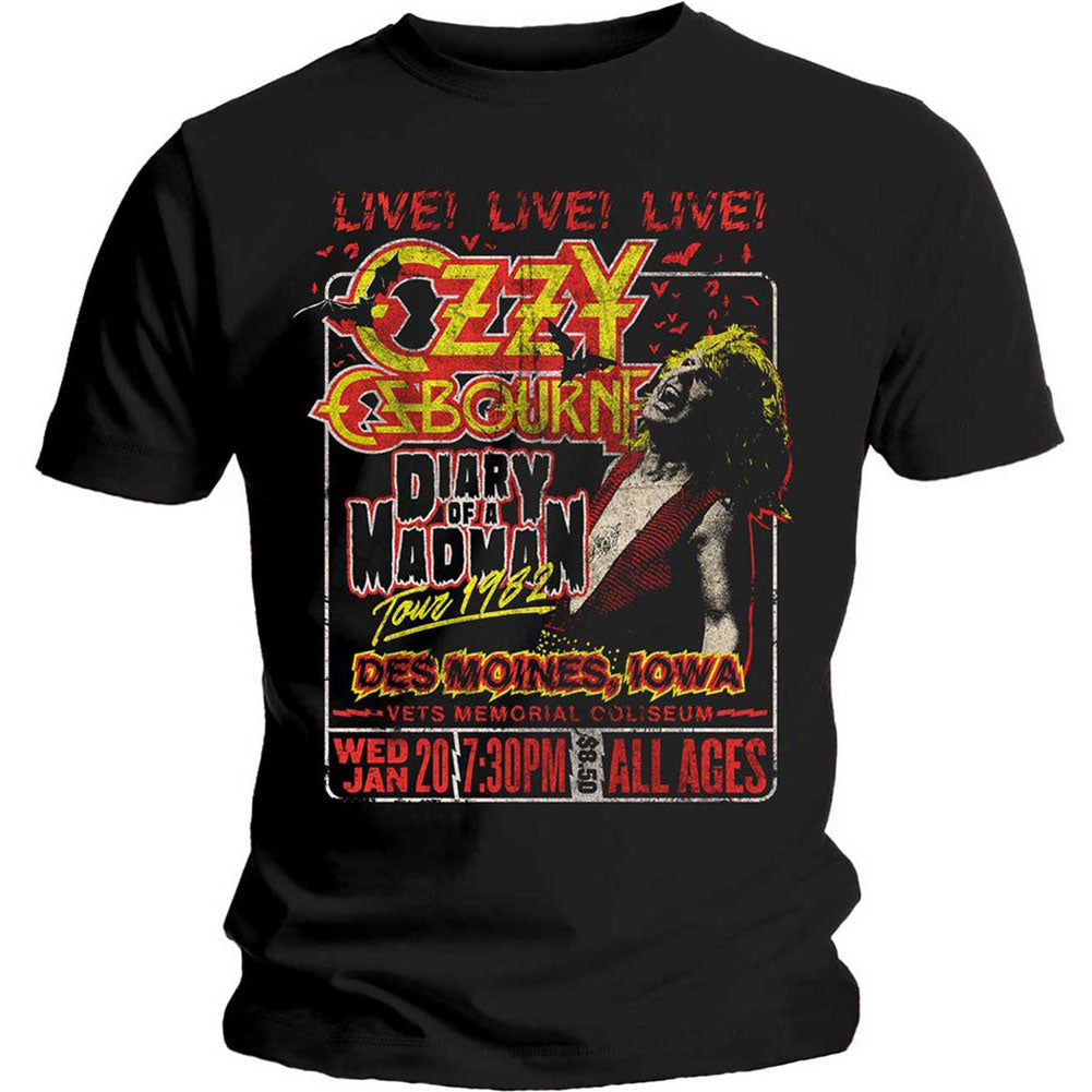 Diary of a Madman Tour Slim Fit T-shirt Hoodie, Sweatshirt | CiraTrend.com