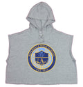 Riverdale Girls Juniors Cut-Off Sleeveless Hoodie - High School Crest T-Shirts, Sweatshirt | CiraTrend.com