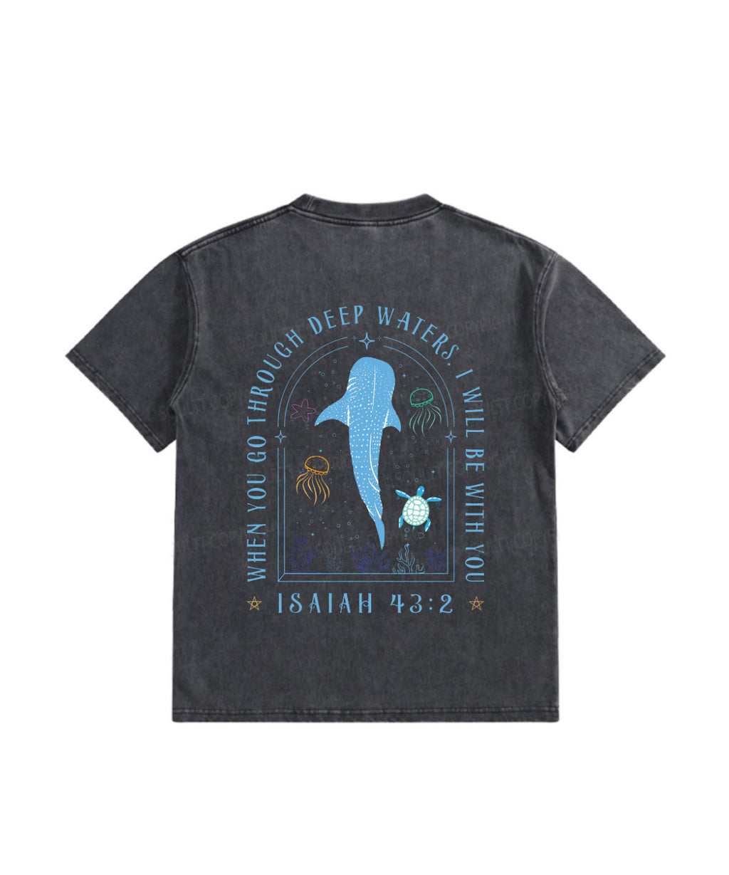 Kids I Will Be With You Double Sided Washed Christian T-shirt Style007 Hoodie, Sweatshirt | CiraTrend.com (Image 3)