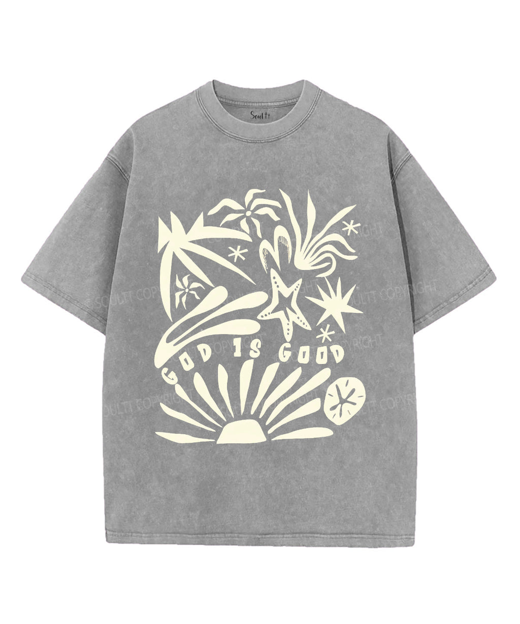 God Is Good Unisex Washed Christian T-shirt Style007 Hoodie, Sweatshirt | CiraTrend.com (Image 3)