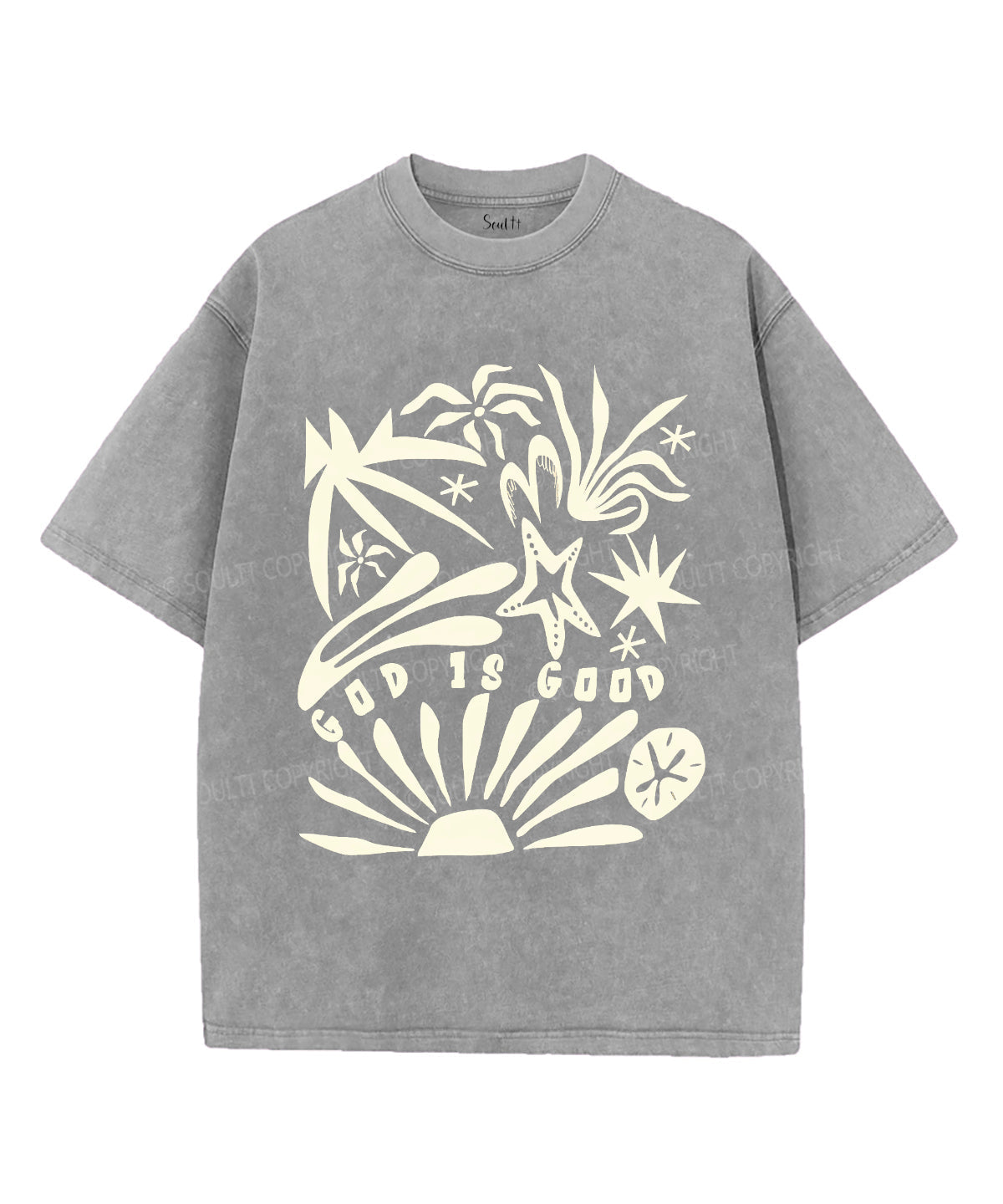 God Is Good Unisex Washed Christian T-shirt Style007 Hoodie, Sweatshirt | CiraTrend.com (Image 3)
