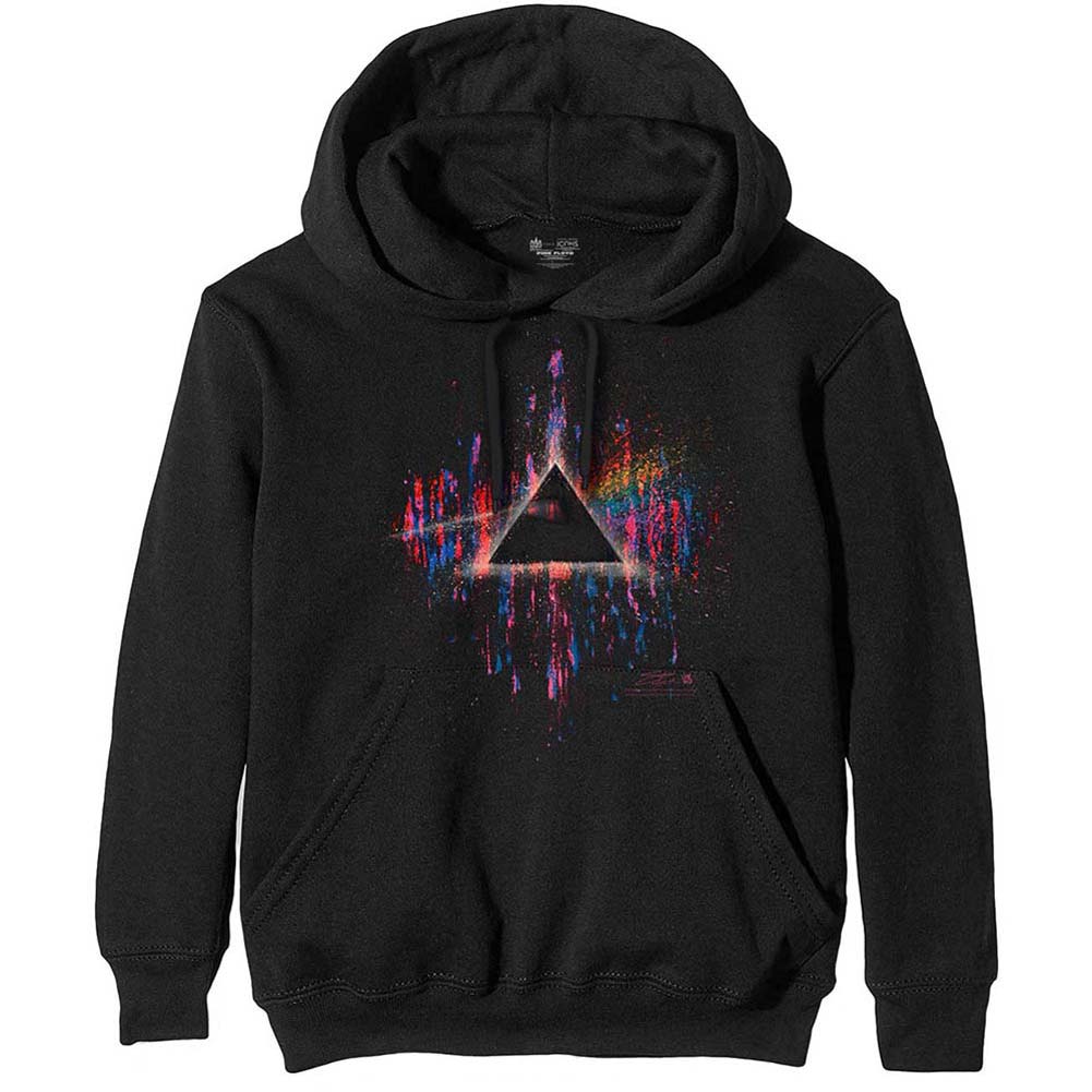 Dark Side of the Moon Pink Splatter Hooded Sweatshirt T-Shirts, Hoodie | CiraTrend.com