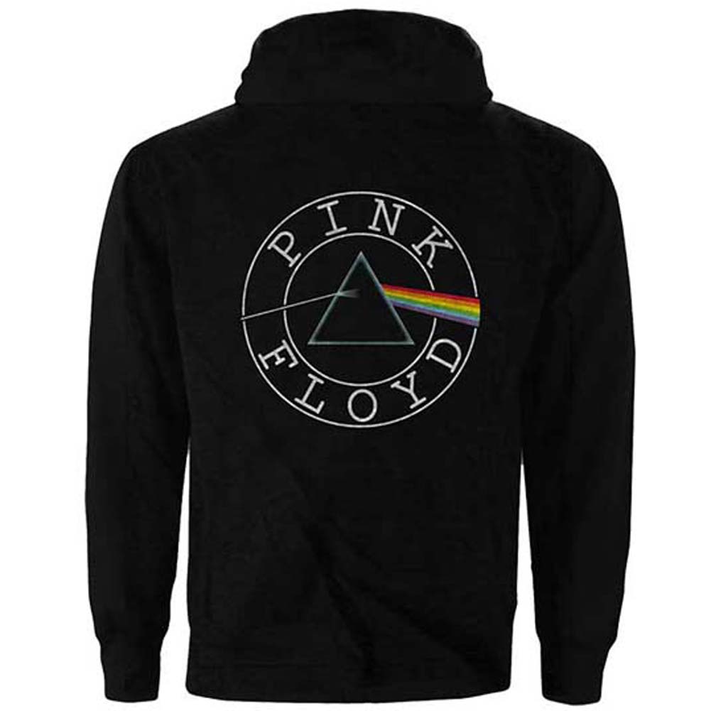 Circle Logo (Back Print) Zippered Hooded Sweatshirt T-Shirts, Hoodie | CiraTrend.com (Image 2)
