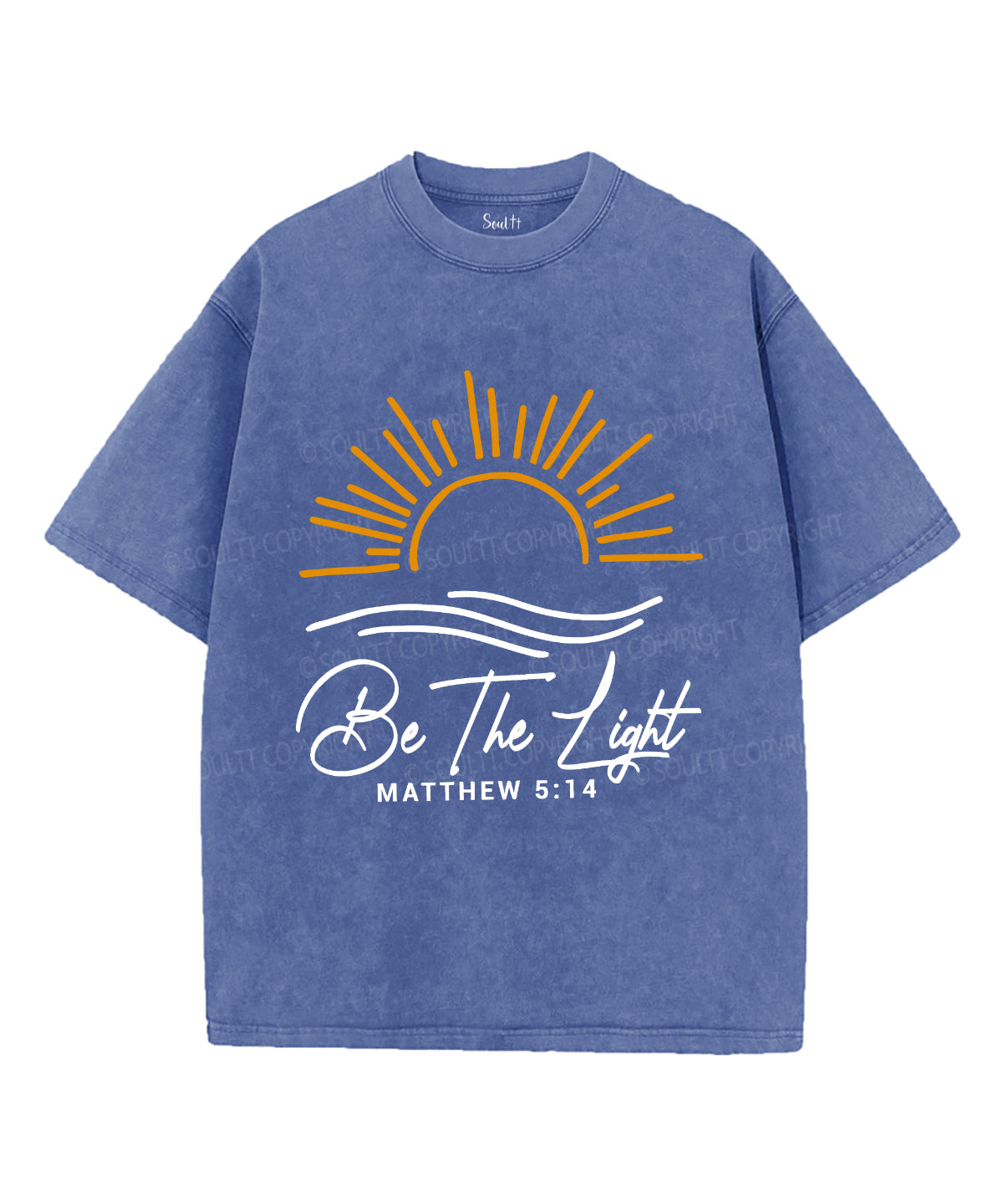 Be The Light Unisex Washed Christian T-shirt Style008 Hoodie, Sweatshirt | CiraTrend.com (Image 4)