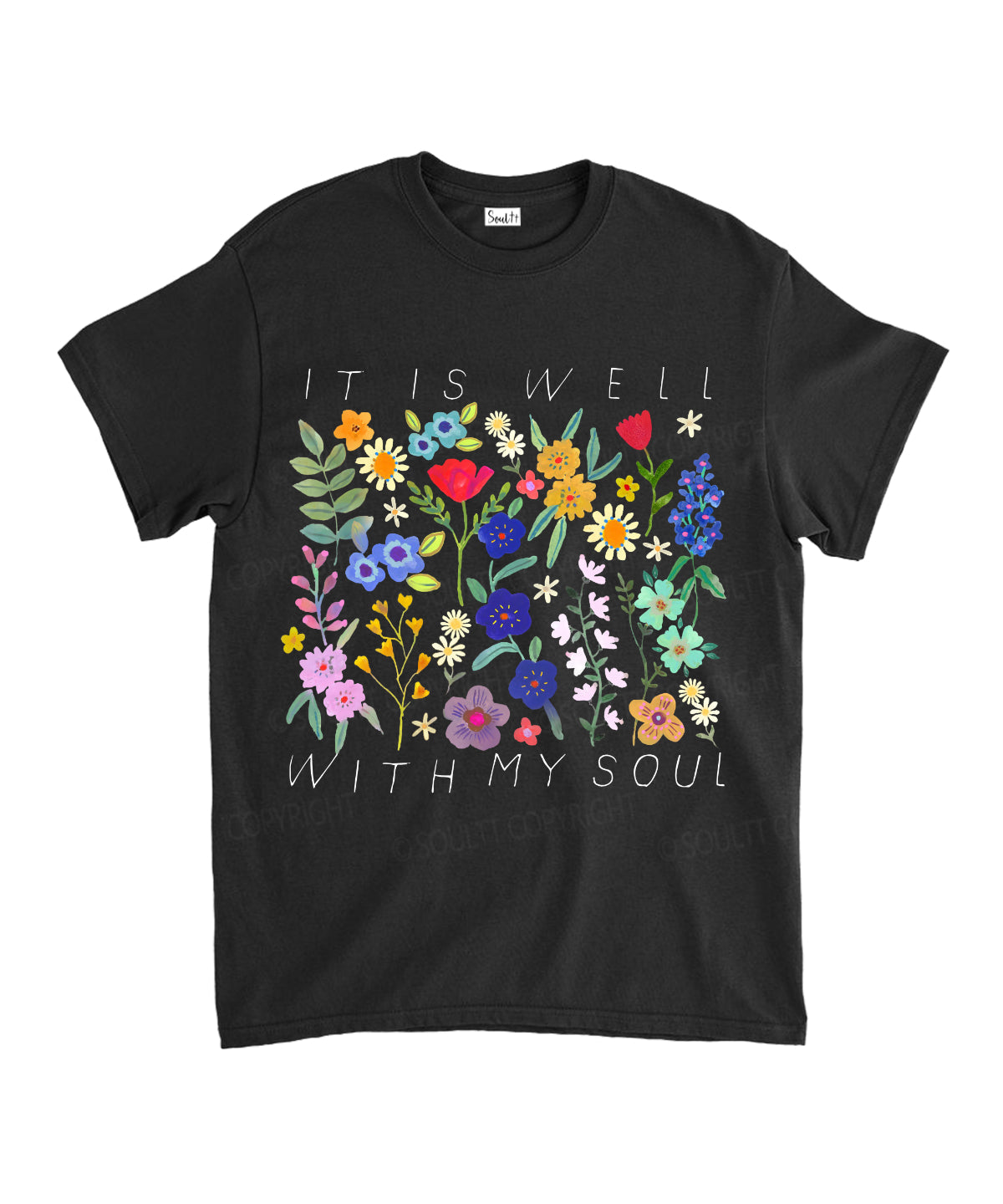 Is Well My Soul Cotton Christian Style008 T-Shirts, Hoodie, Sweatshirt