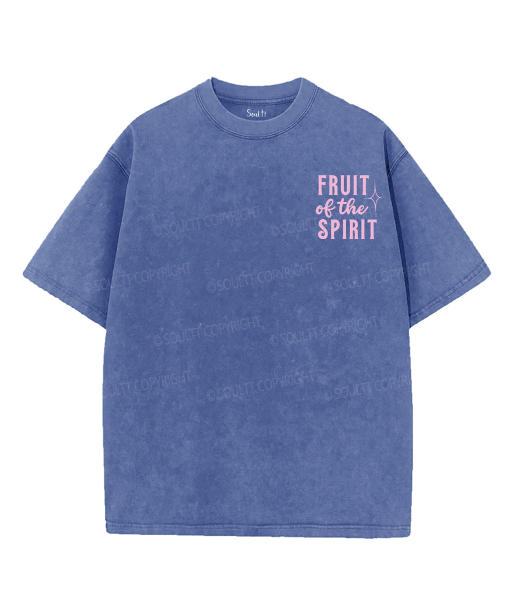 Fruit Of The Spirit Double Sided Unisex Washed Christian T-shirt Style016 Hoodie, Sweatshirt | CiraTrend.com (Image 2)