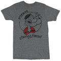 Popeye Mens T-Shirt -  Strong to The finish Popeye Head Circle Image Hoodie, Sweatshirt | CiraTrend.com