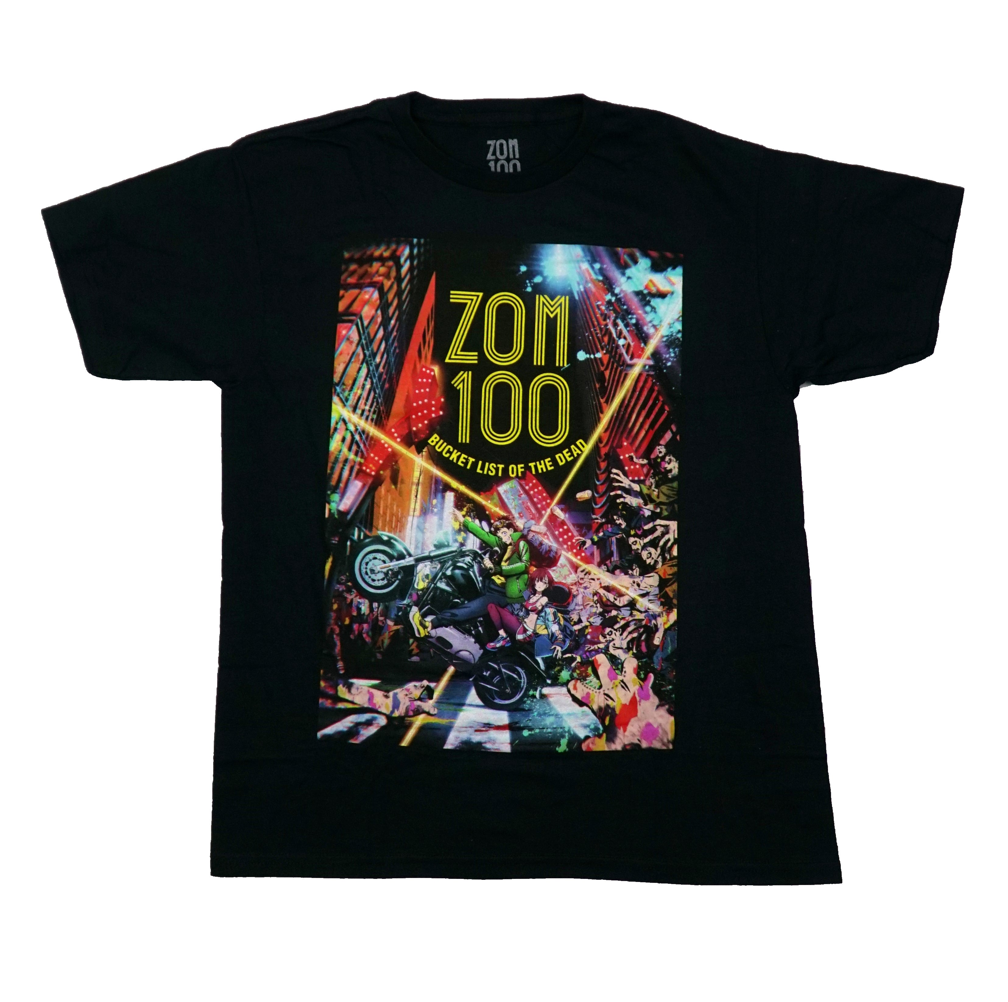 Zom 100 Bucket List of the Dead Mens T-Shirt -  Motorcycle Dead Reaching Hoodie, Sweatshirt | CiraTrend.com