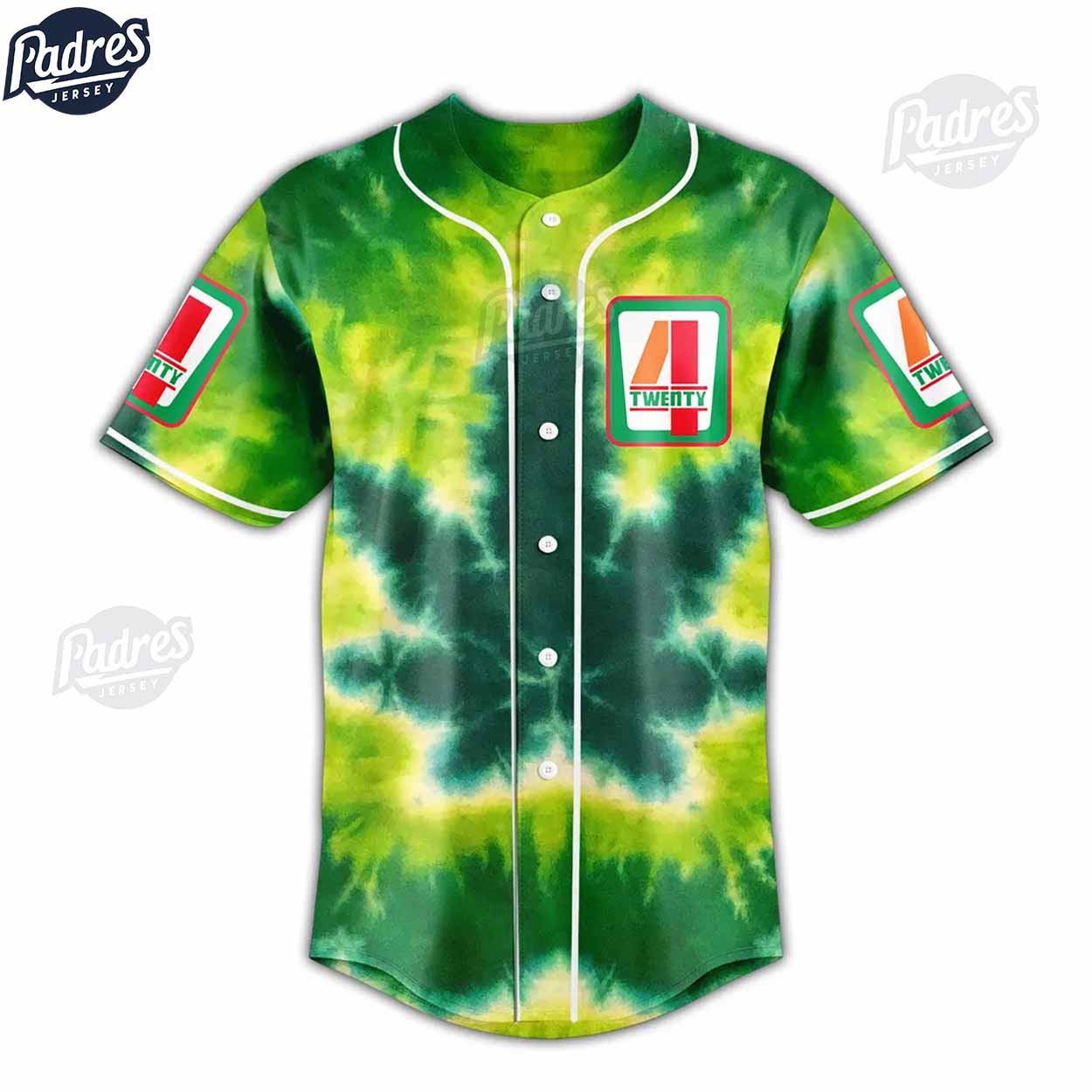 420 Tie Dye Baseball Jersey - Padres Jersey Oasis: Elevate Your Baseball Style Game
