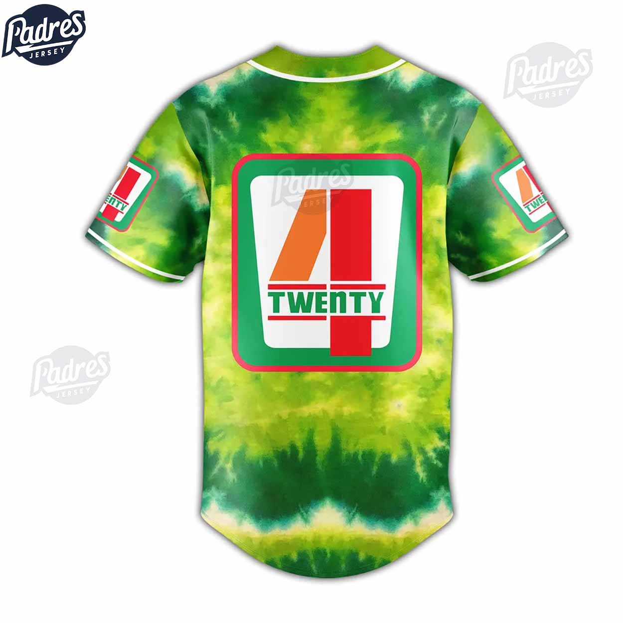 420 Tie Dye Baseball Jersey - Padres Jersey Oasis: Elevate Your Baseball Style Game