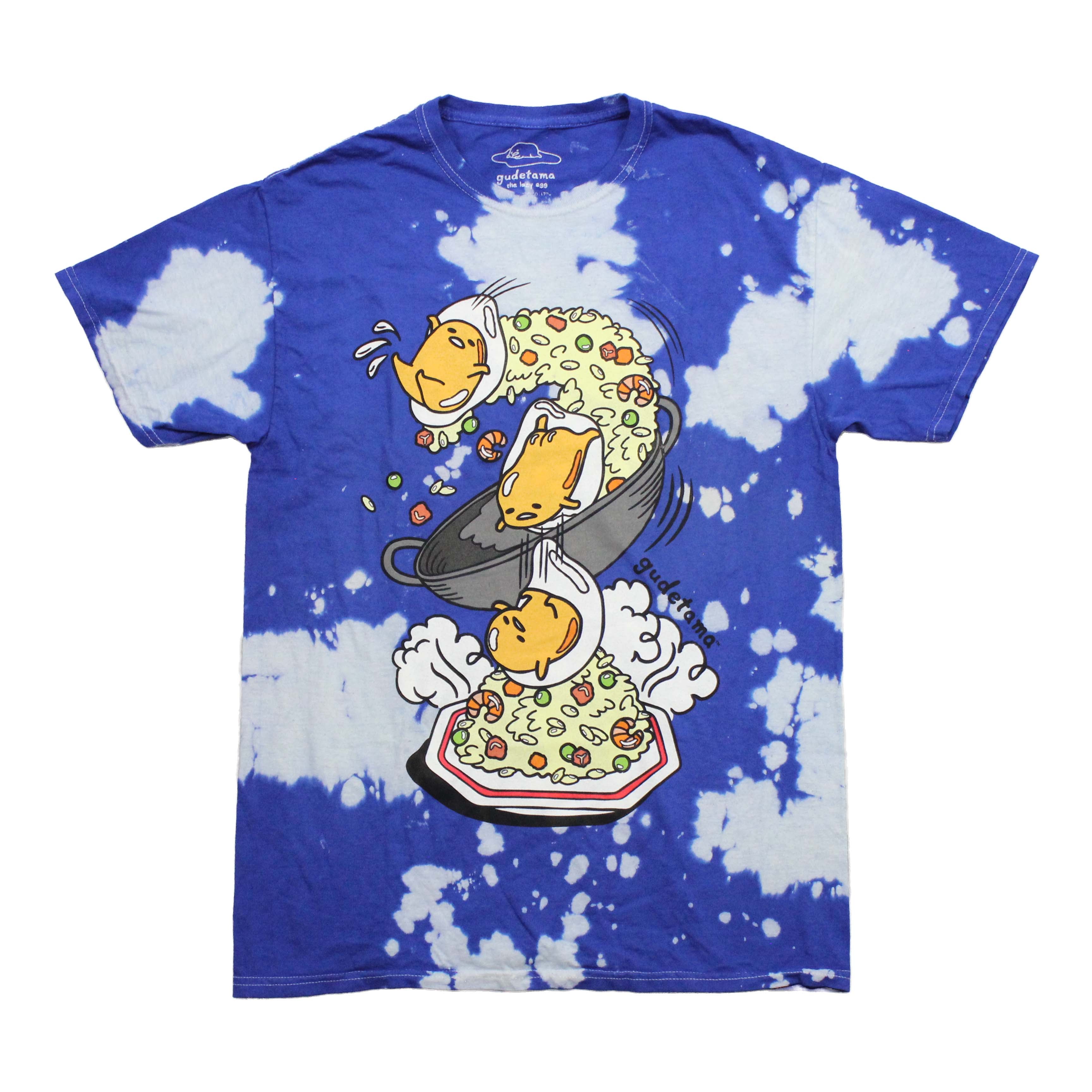 Gudetama Mens T-Shirt - Flying On Eggs Down to Plate Tie Dye Hoodie, Sweatshirt | CiraTrend.com