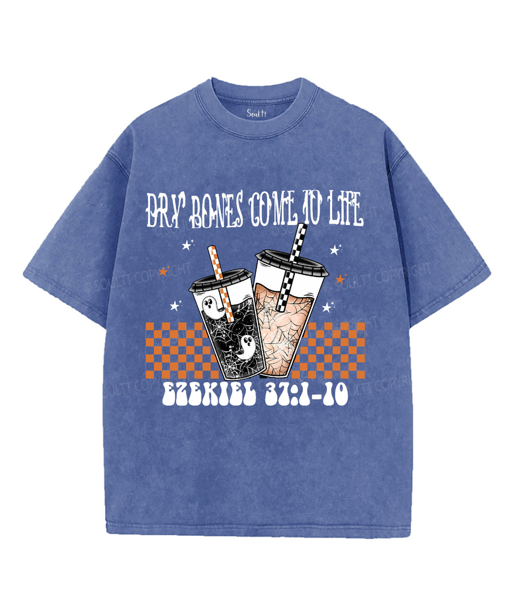 Dry Bones Come To Life Unisex Washed Christian T-shirt Style008 Hoodie, Sweatshirt | CiraTrend.com (Image 4)
