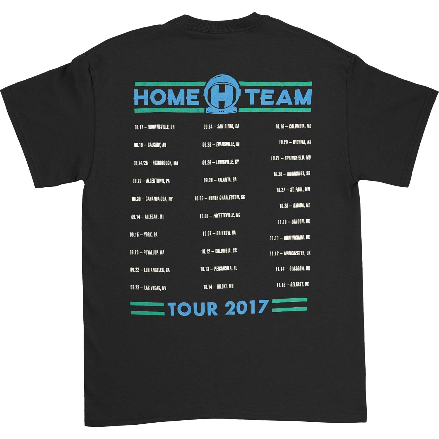 Blue Jacket 2017 Tour Tee T-shirt Hoodie, Sweatshirt | CiraTrend.com (Image 2)