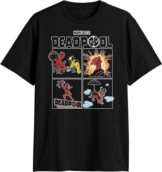 Deadpool & Wolverine Mens T-Shirt - Cinderella Comic Style Mash Up Image Hoodie, Sweatshirt | CiraTrend.com