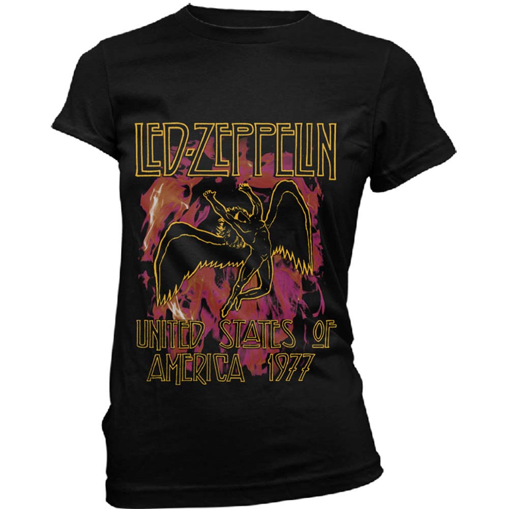 Black Flames Ladies Tee Junior Top Hoodie, Sweatshirt | CiraTrend.com